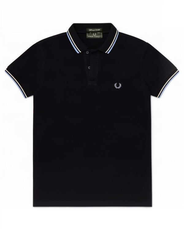Polo Fred Perry Hombre Pequeño Algodón Azul Marino