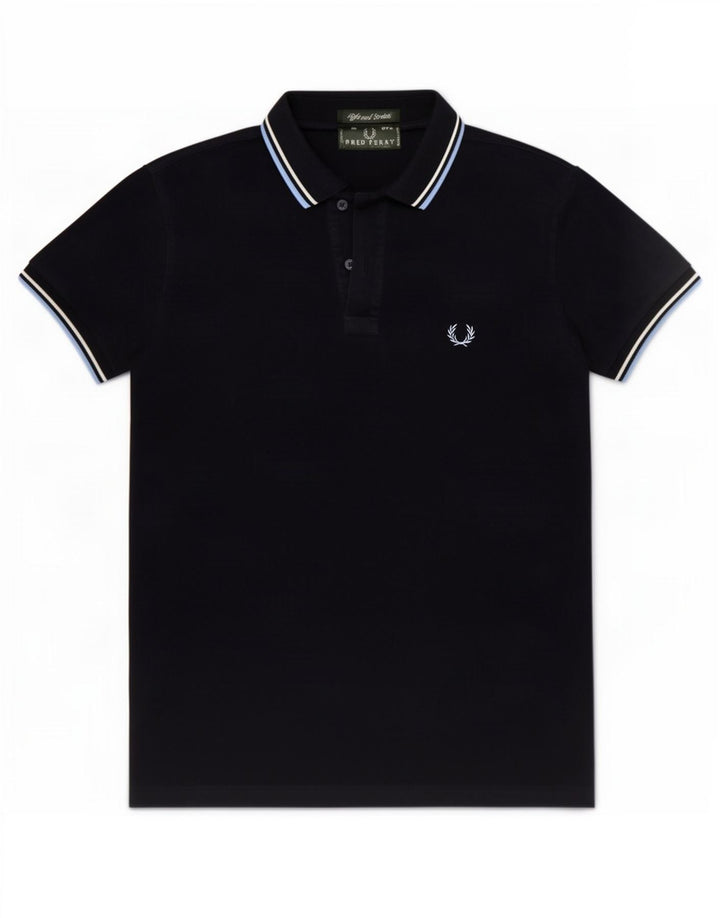 Polo Fred Perry Hombre Pequeño Algodón Azul Marino