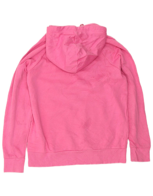 Under Armour Jersey con capucha extragrande gráfico para mujer UK 10 Small Pink Cotton