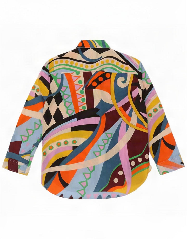 Zara Blusa Camisera Mujer ES 44 Mediana Multicolor Paisley