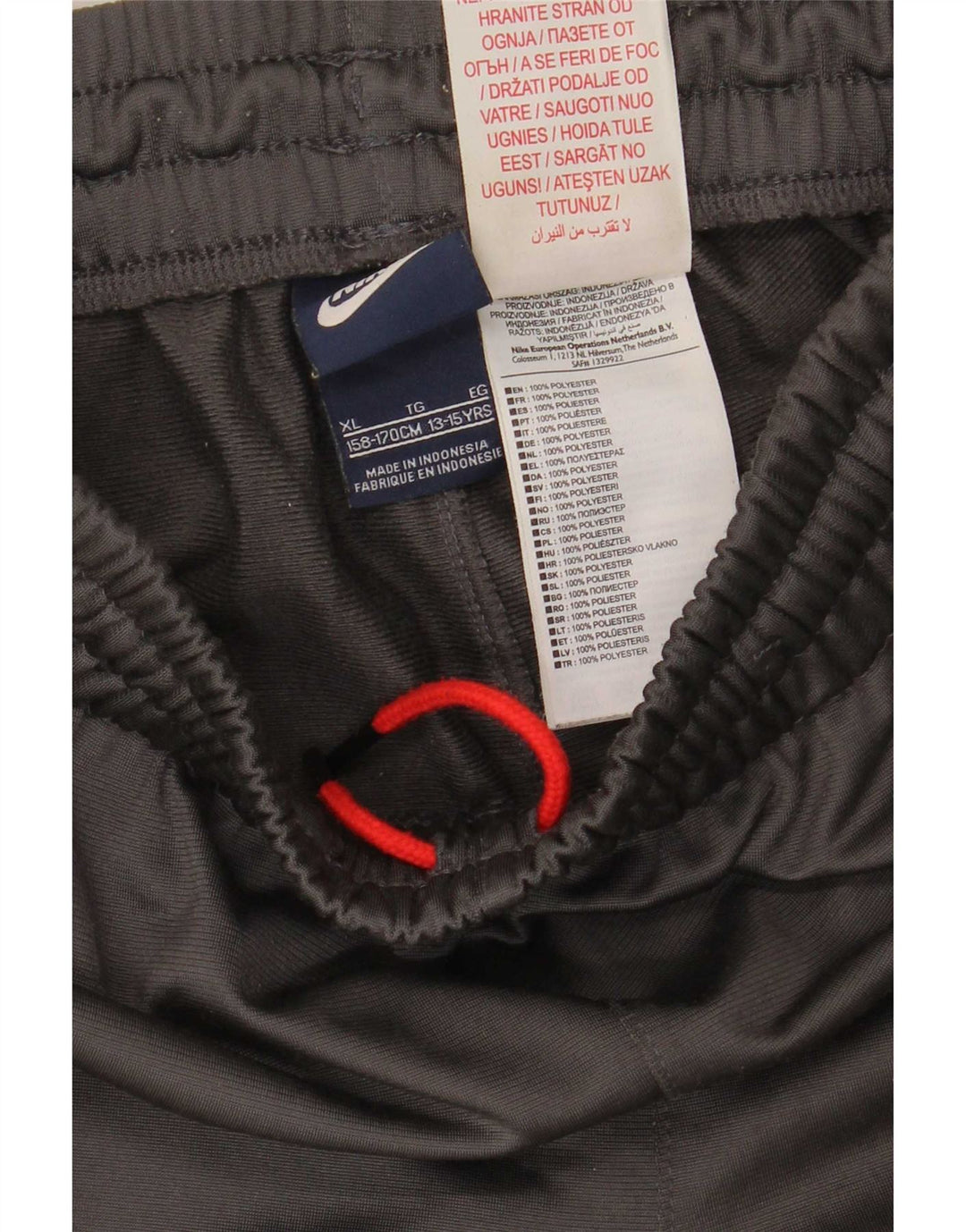 Nike Pantalón Chándal Niño Joggers 13-14 Años XL Gris Poliéster