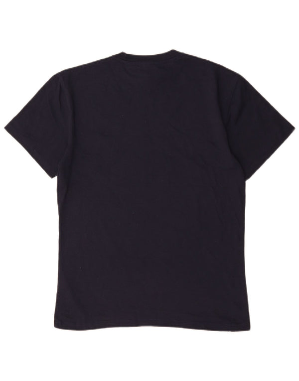 Tommy Hilfiger Camiseta gráfica para hombre Top Medium Azul marino Algodón