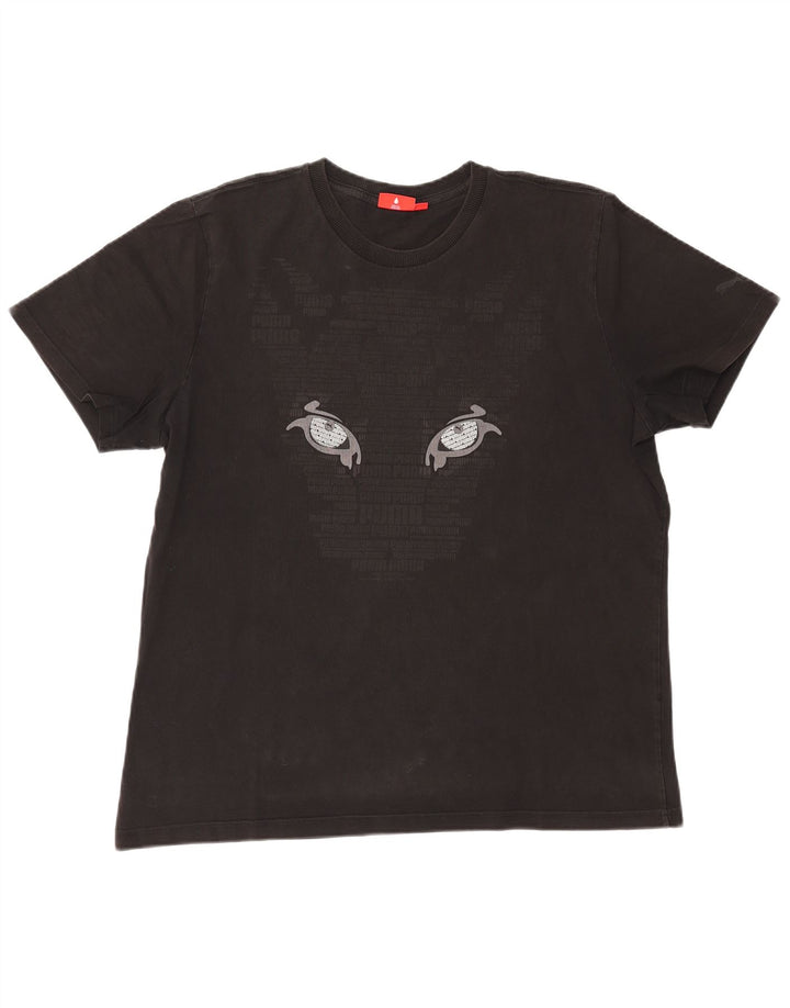 Puma Camiseta gráfica para hombre Top XL Negro