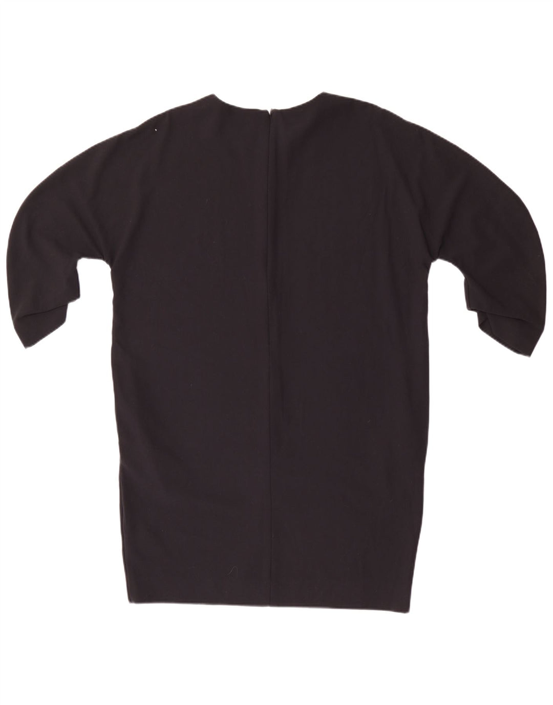 Cos Vestido recto extragrande de manga 3/4 para mujer EU 40 Viscosa negra mediana