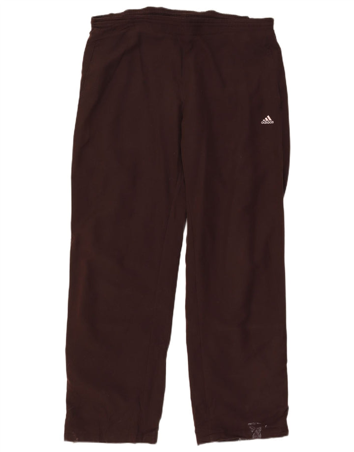 ADIDAS Pantalones de chándal para mujer UK 44 Marrón medio Poliéster