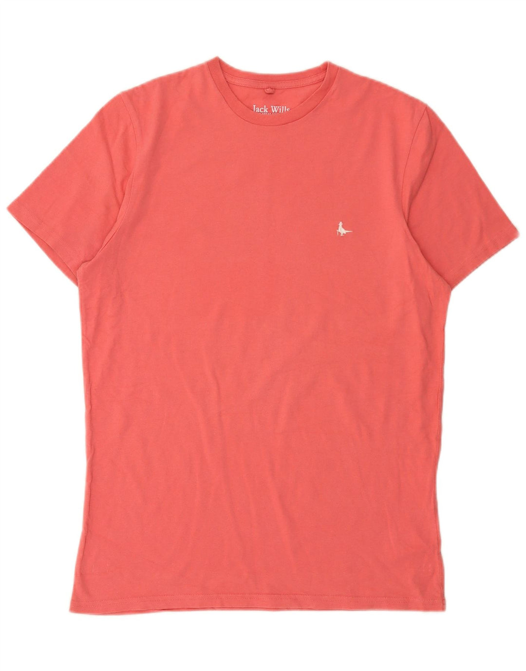 Jack Wills - Camiseta de corte clásico para hombre, color rosa medio, algodón