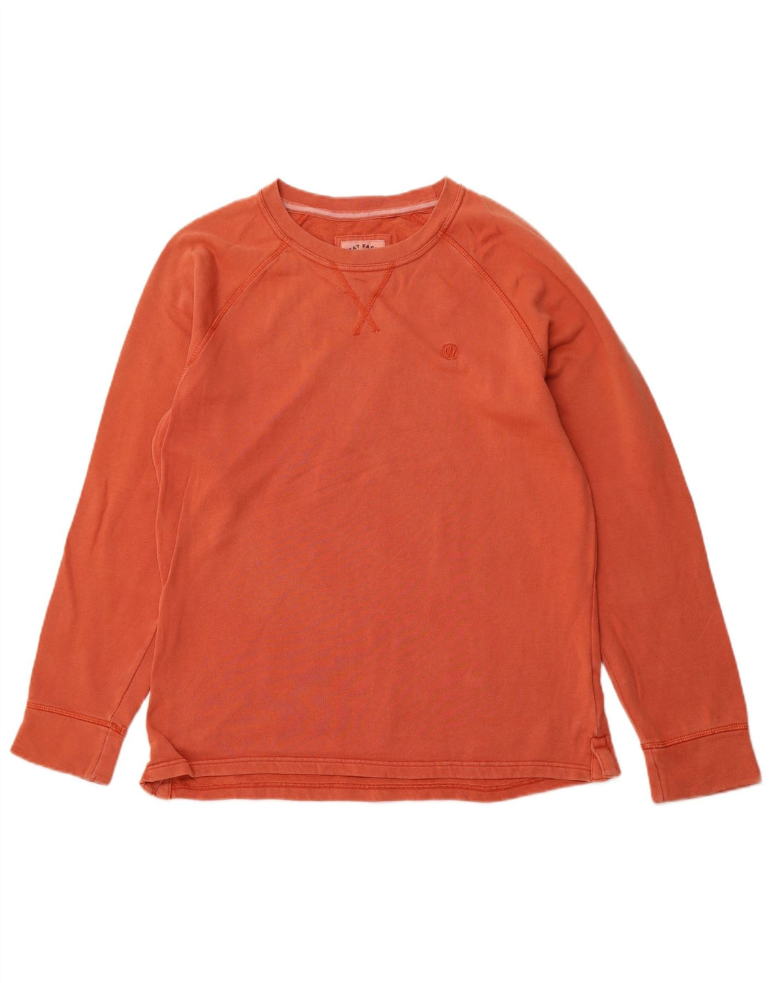 FAT FACE Sudadera con Capucha para Hombre Jersey Small Naranja Algodón