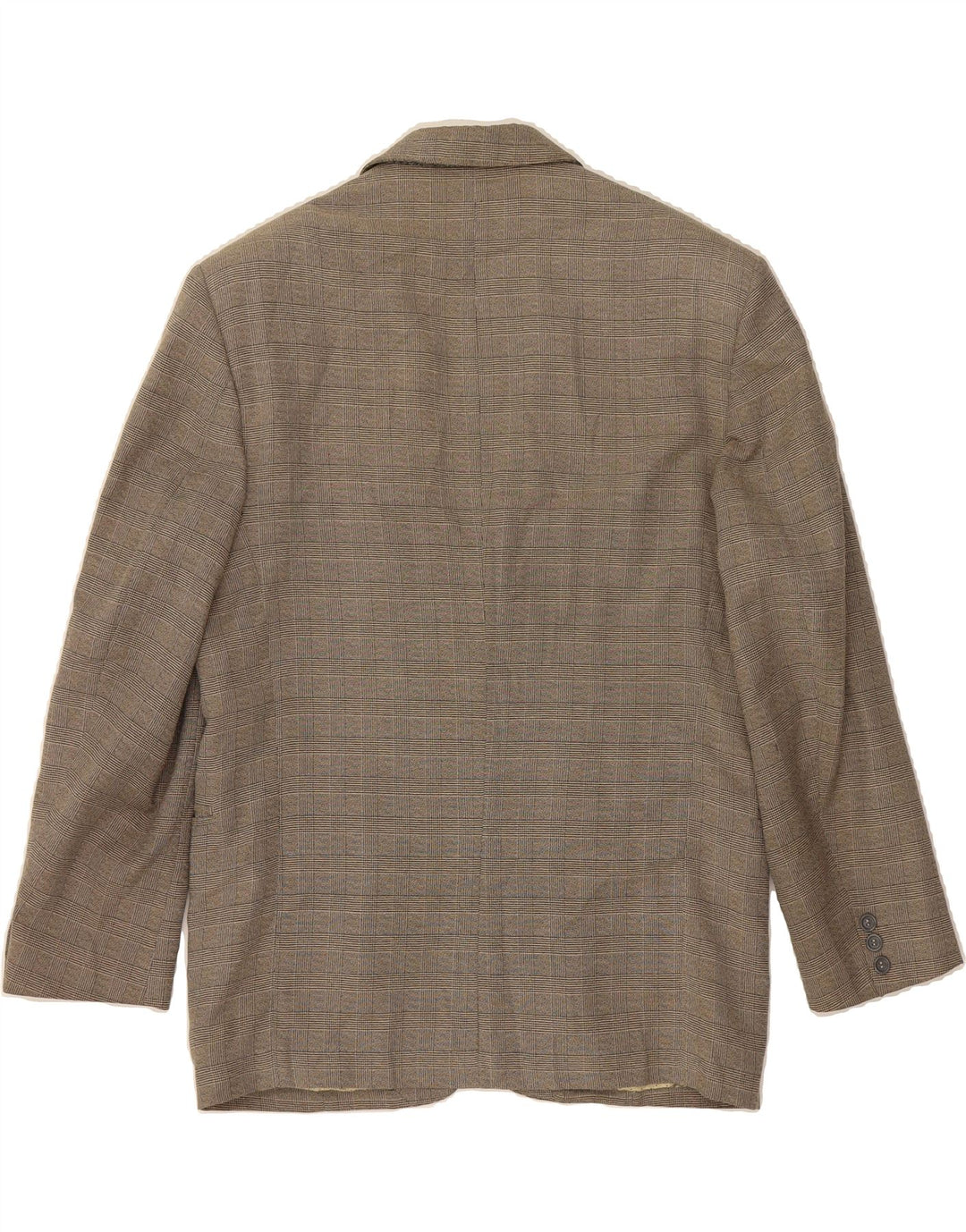 WAMPUM Mens 2 Button Blazer Jacket UK 38 Medium Grey Check Vintage Wampum and Second-Hand Wampum from Messina Hembry 