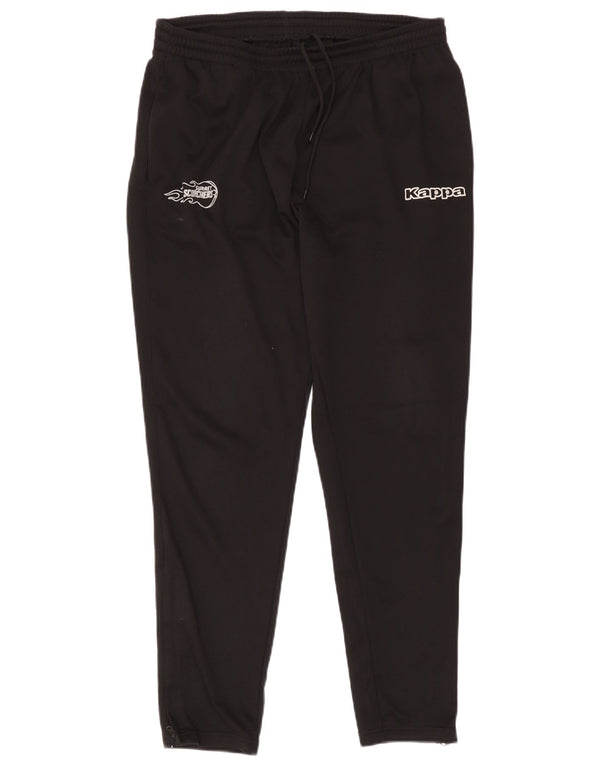 Kappa Hombre Pantalones De Chándal Gráfico XL Negro