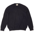 Marks & Spencer Jersey de cuello redondo para hombre XL Algodón azul marino