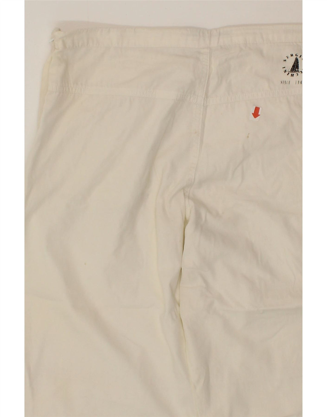 SERGIO TACCHINI Womens Bermuda Shorts Medium W30 White Vintage Sergio Tacchini and Second-Hand Sergio Tacchini from Messina Hembry 