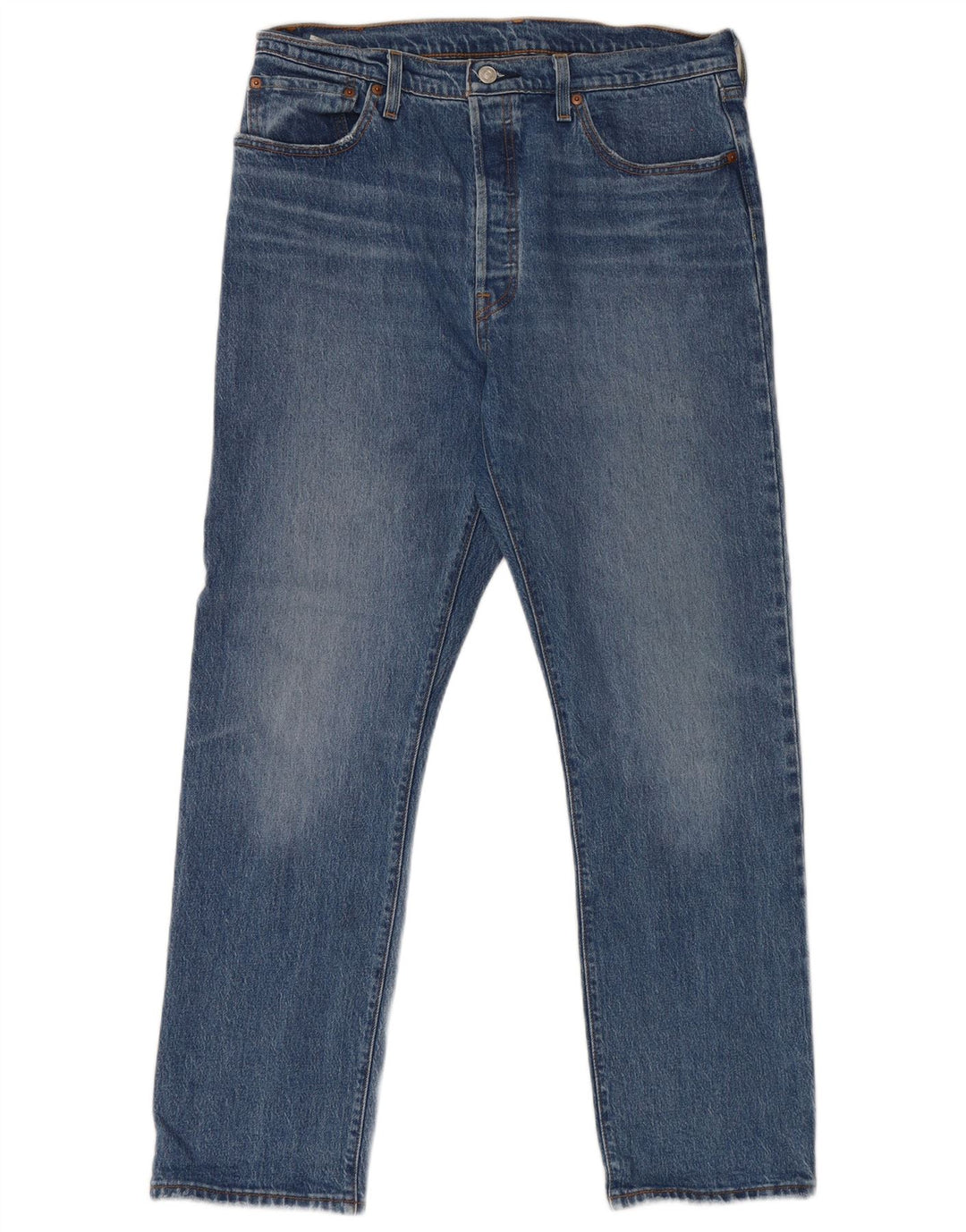 Levi's Hombre 501 Vaqueros Rectos W32 L30 Algodón Azul