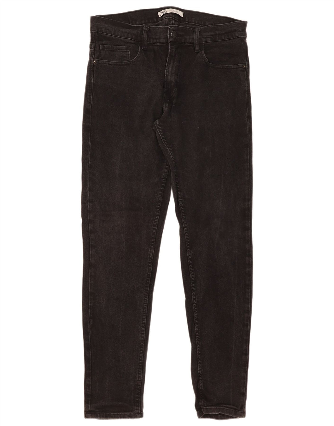 Zara Mens Slim Jeans EU 44 Grande W34 L31 Negro
