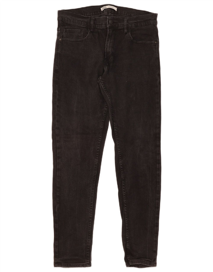 Zara Mens Slim Jeans EU 44 Grande W34 L31 Negro