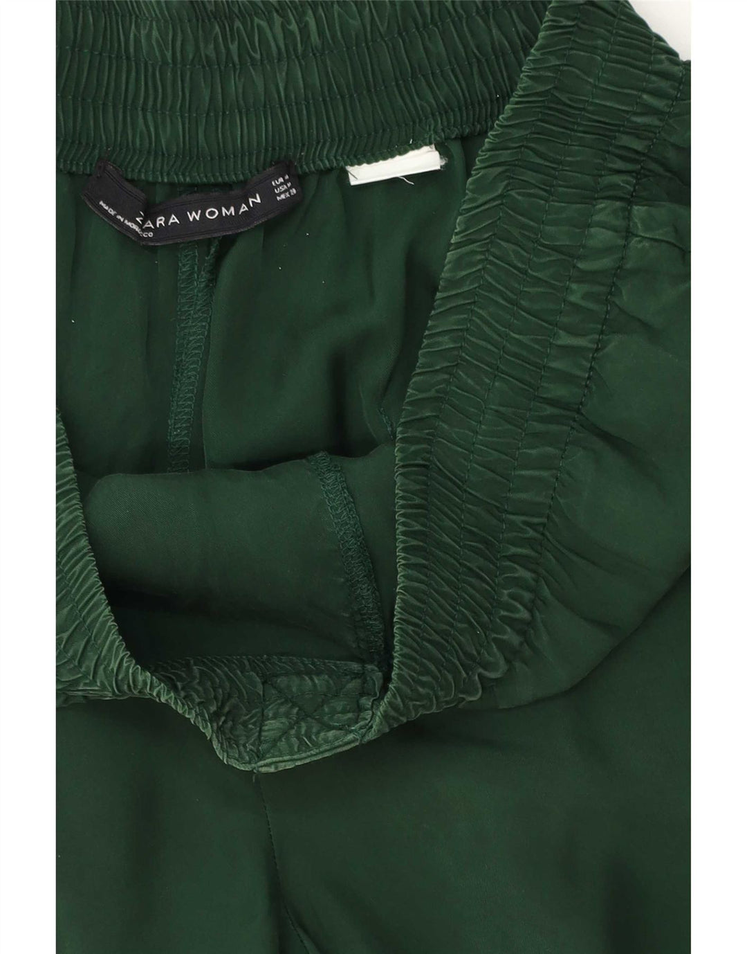 Zara Mujer Pantalón Tapered Mediano W28 L27 Verde