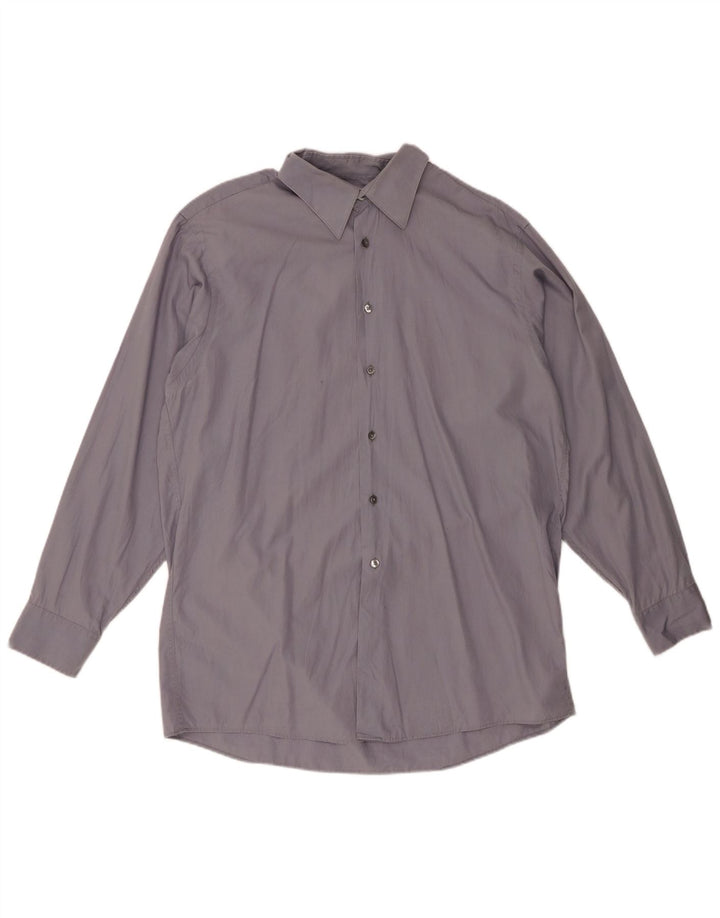 CALVIN KLEIN Camisa para hombre Talla 16 Grande Azul