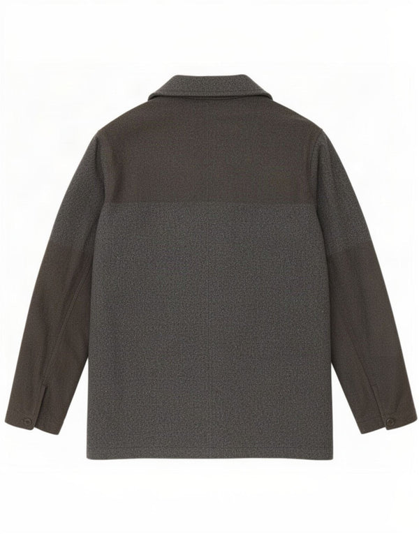 Levi's Abrigo cortavientos de 3 botones para hombre UK 38 Lana gris medio