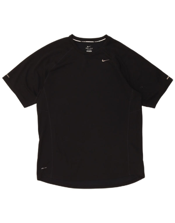 Nike - Camiseta Dri Fit para hombre, talla grande, poliéster negro