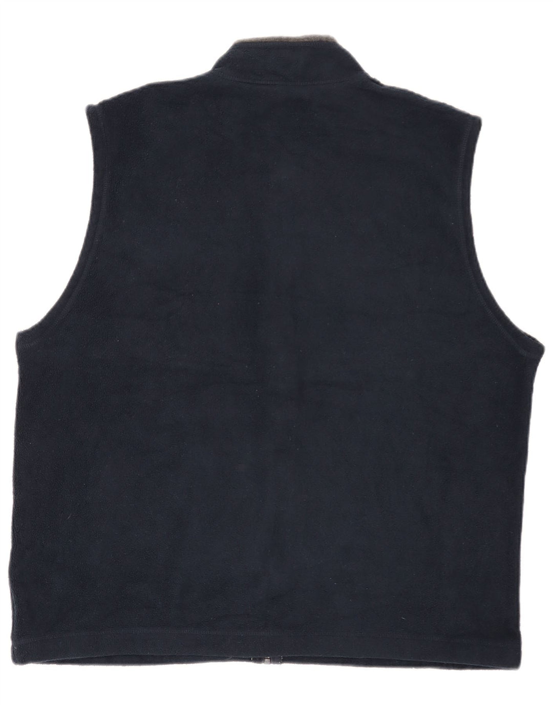 Marks & Spencer Chaleco polar para hombre UK 42 XL Poliéster azul marino