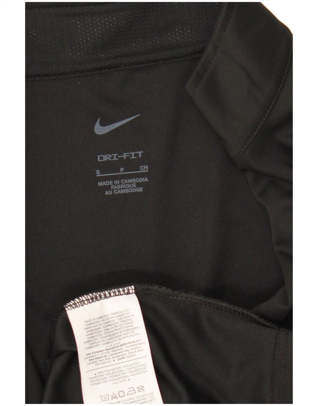 Nike Dri Fit - Chándal holgado para hombre, chaqueta superior, poliéster, color negro