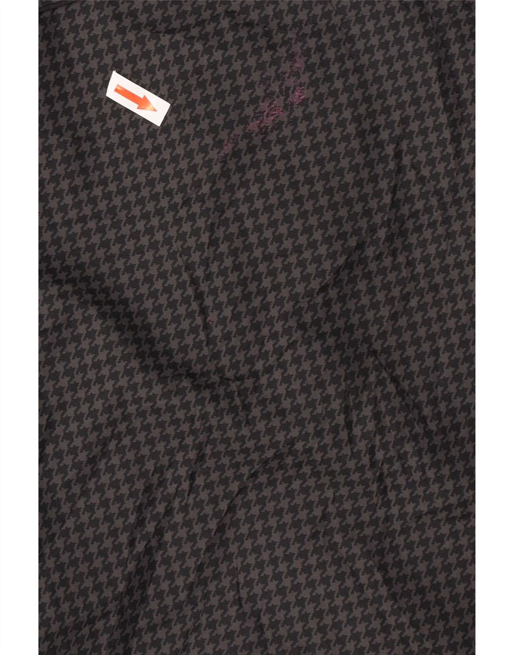 Volcom Chubasquero con capucha para niña 13-14 años XL Gris Pata de gallo Poliéster