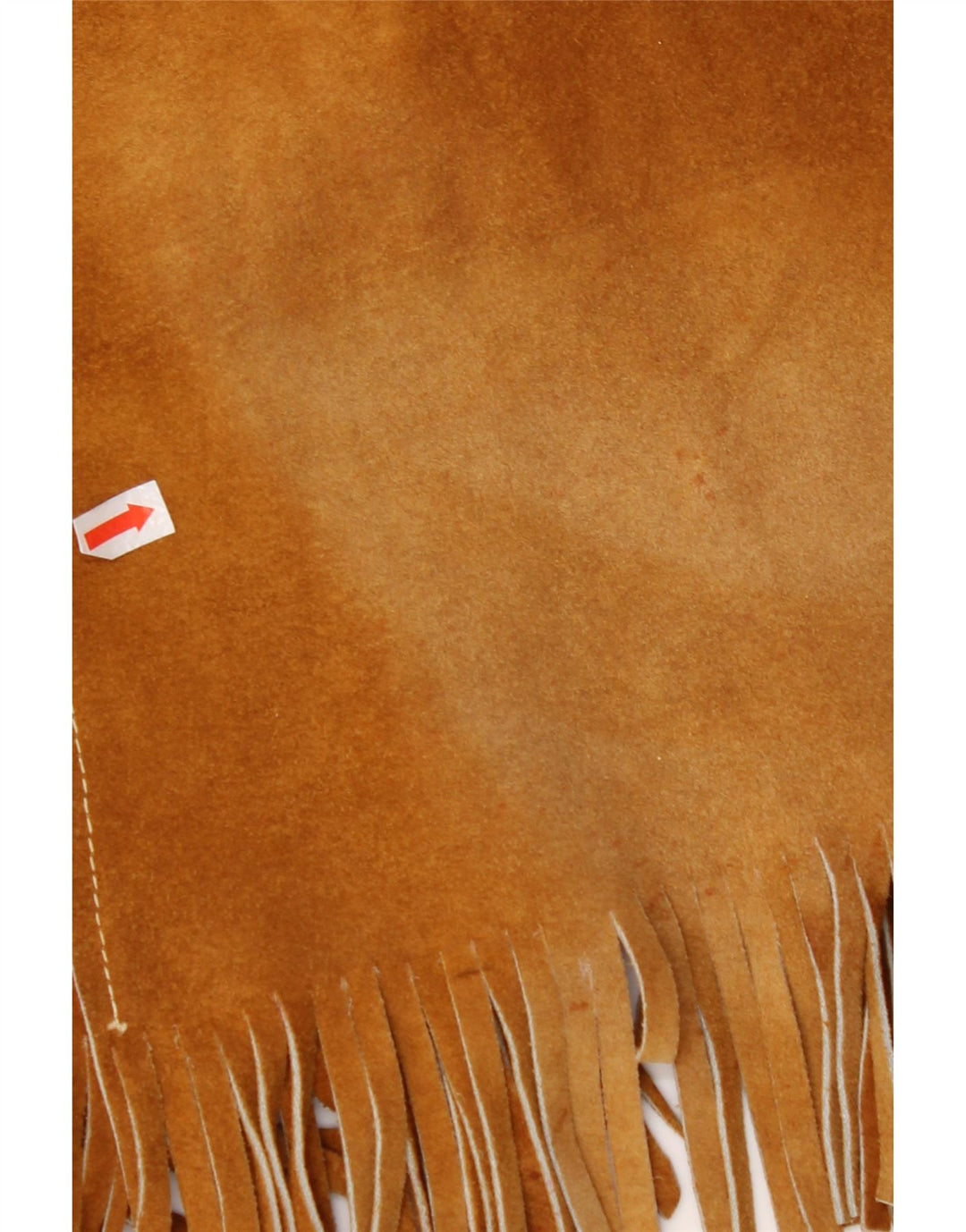 VINTAGE Chaleco de ante para mujer Reino Unido 10 Pequeño Marrón