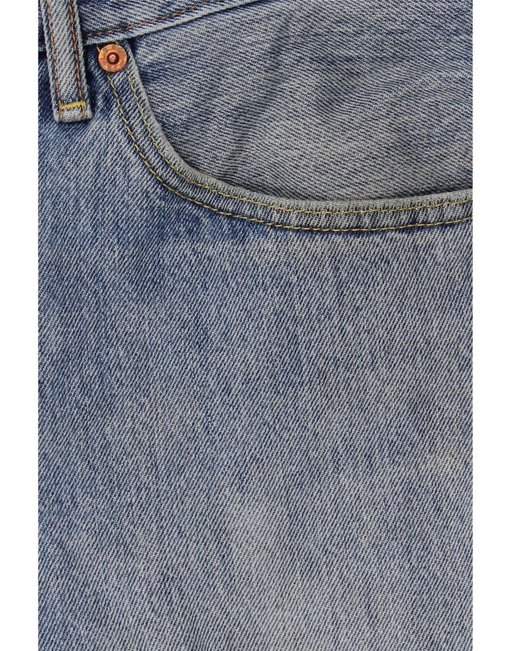 Levi's Jeans rectos desgastados 505 para hombre W36 L30 Azul