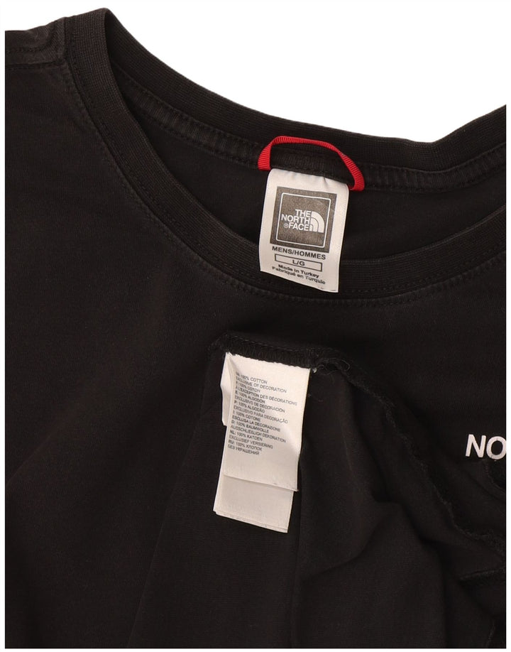 The North Face Camiseta gráfica para hombre Top grande de algodón negro