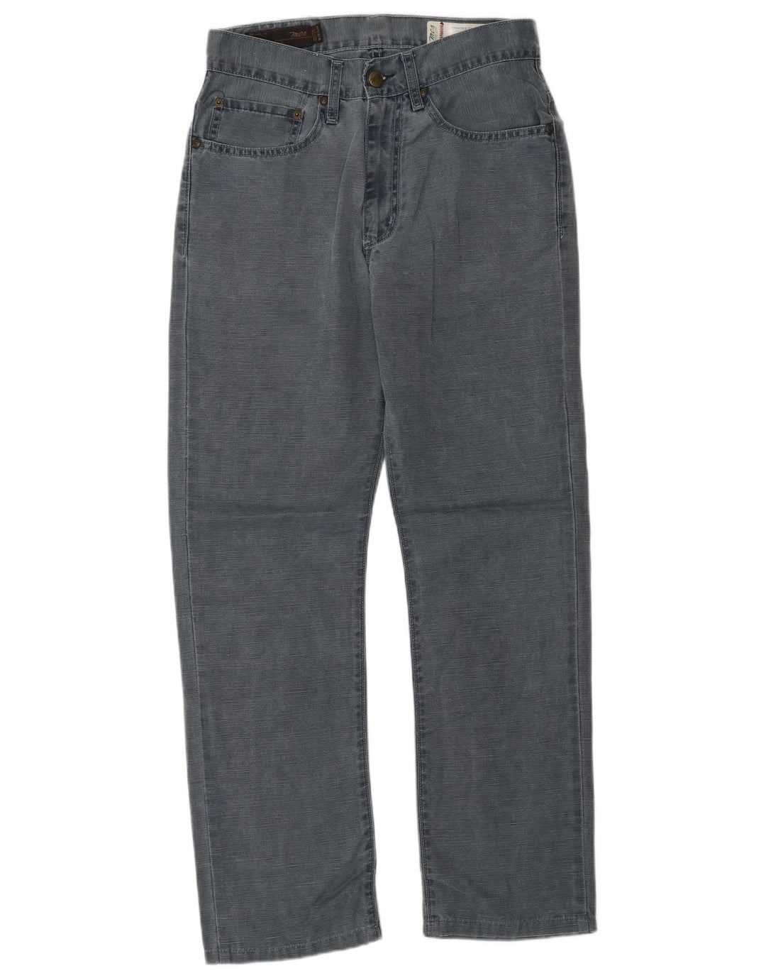 Marlboro Classics Hombres Dawson Slim Jeans W29 L30 Algodón Gris