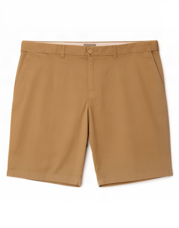 Marks & Spencer Pantalones cortos chinos para hombre W44 2XL Algodón beige