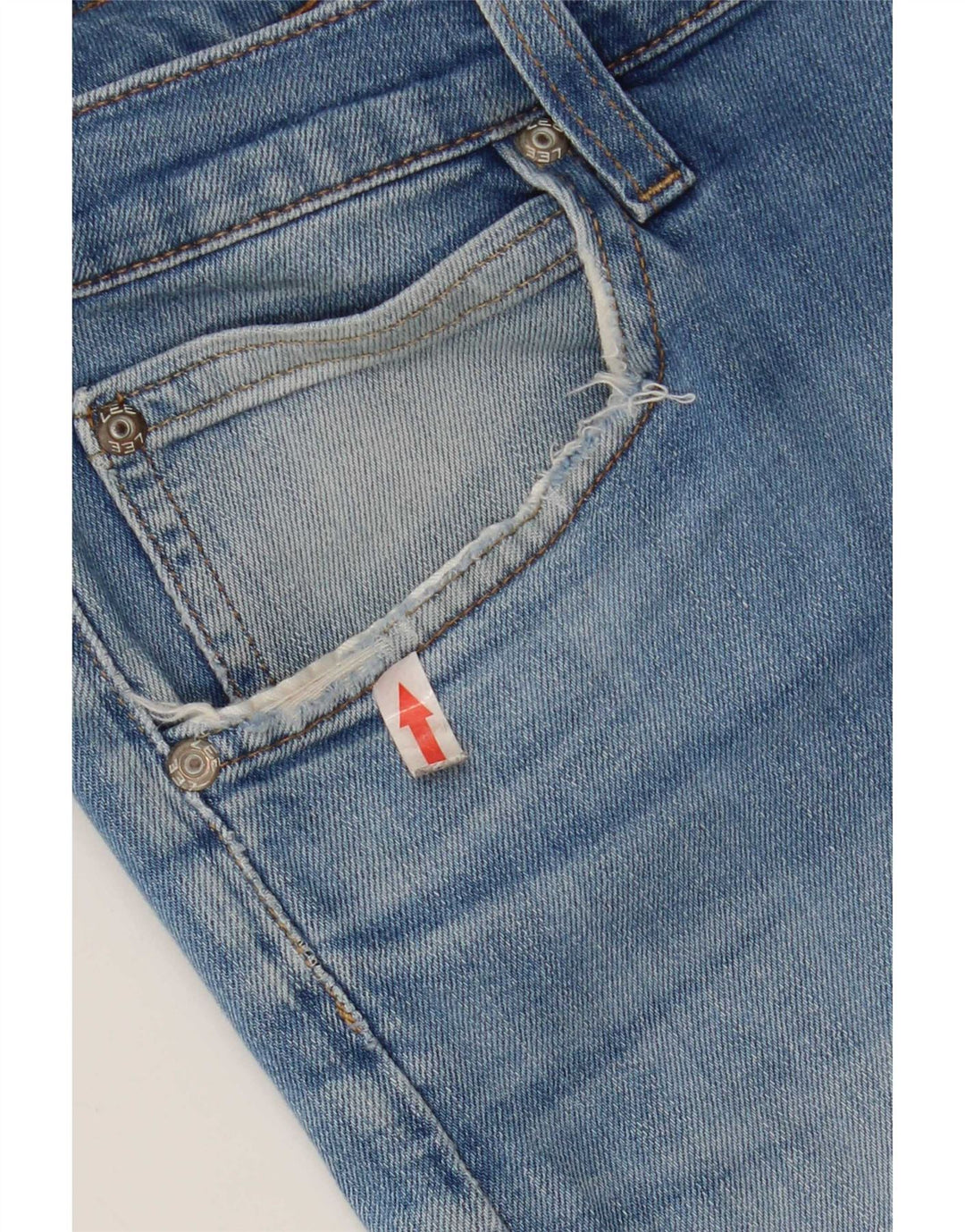Vaqueros Lee Luke Rectos para Hombre W31 L29 Algodón Azul
