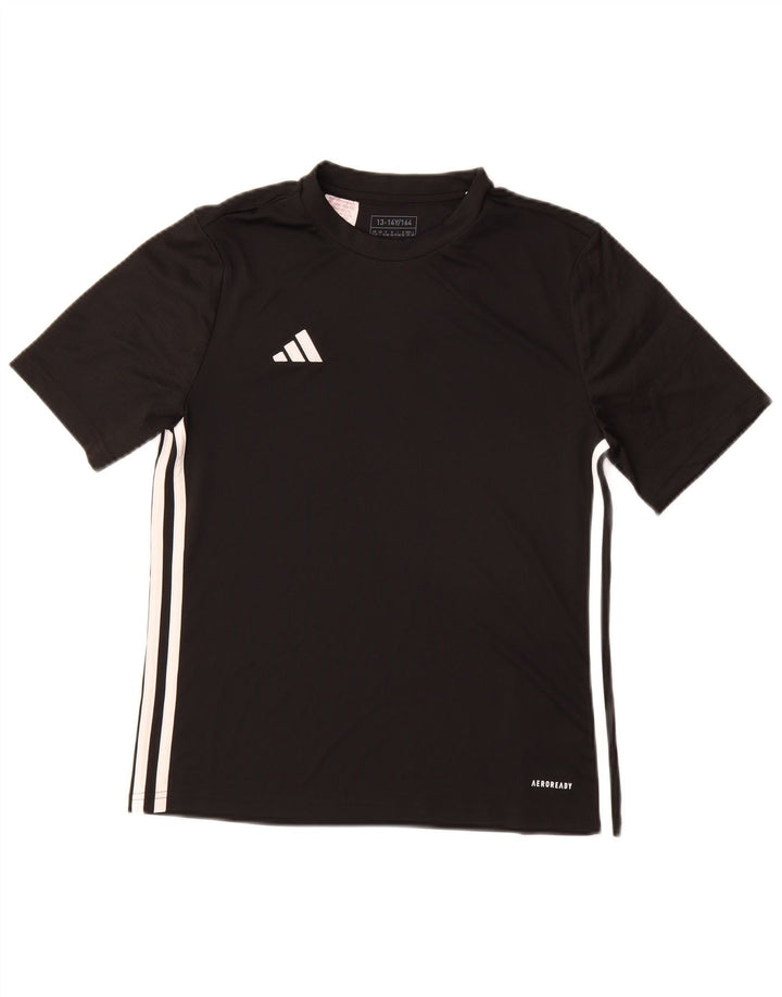 ADIDAS Camiseta Niño Aeroready Top 13-14 Años Negro Poliéster