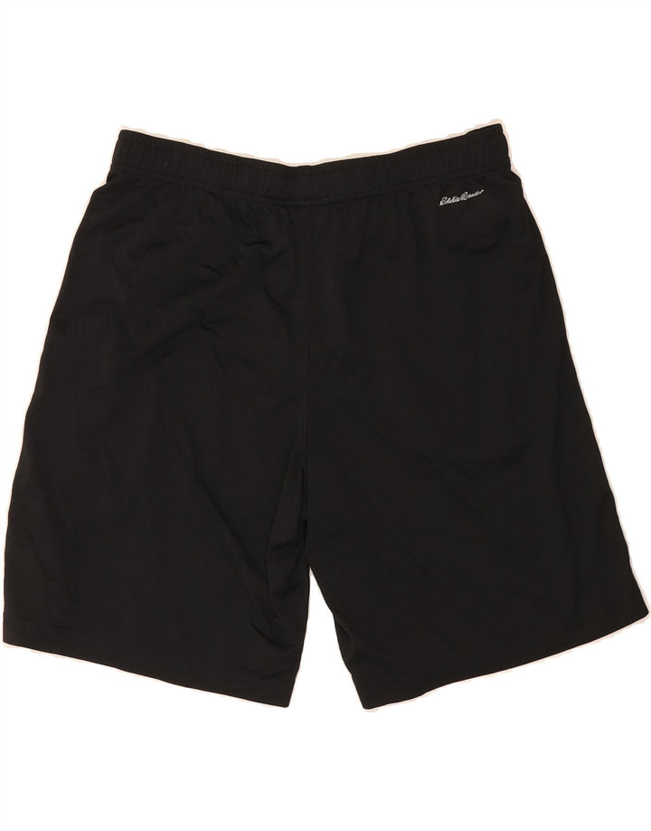 EDDIE BAUER Mens Sport Shorts Medium  Black Polyester Vintage Eddie Bauer and Second-Hand Eddie Bauer from Messina Hembry 
