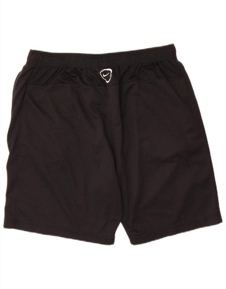 Nike Pantalones cortos deportivos Dri Fit Graphic para hombre XL Poliéster negro