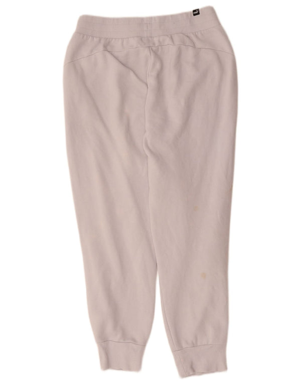 Puma Pantalones de chándal para mujer Joggers UK 44 Algodón gris medio