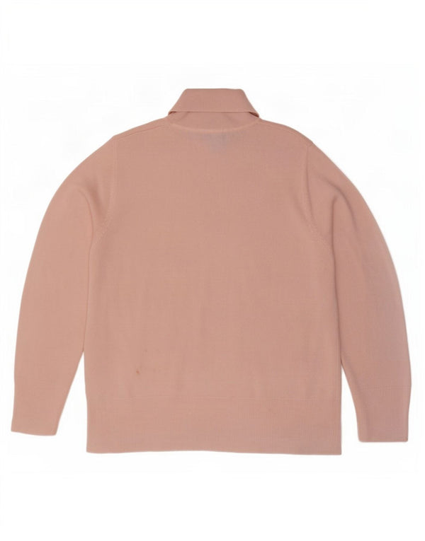 Marks & Spencer Jersey con cuello vuelto para mujer UK 40 XL Acrílico rosa