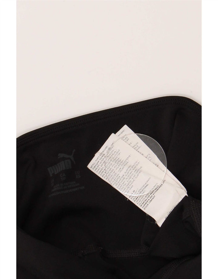 Puma Leggings gráficos para mujer UK 6 XS Poliéster negro manchado