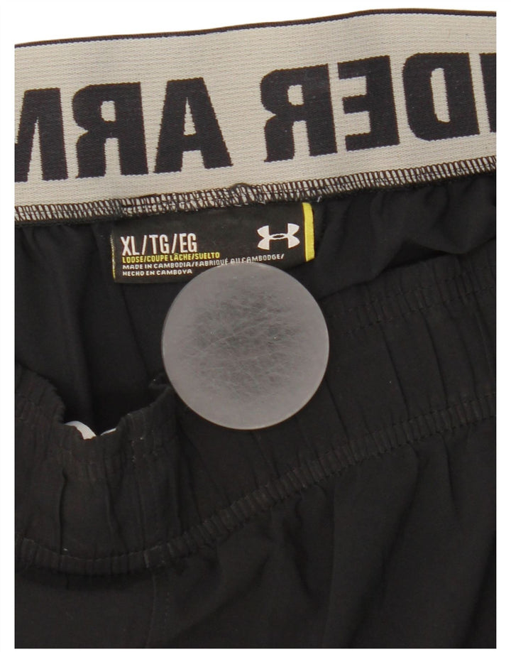 Under Armour Pantalones cortos deportivos gráficos para hombre XL Negro