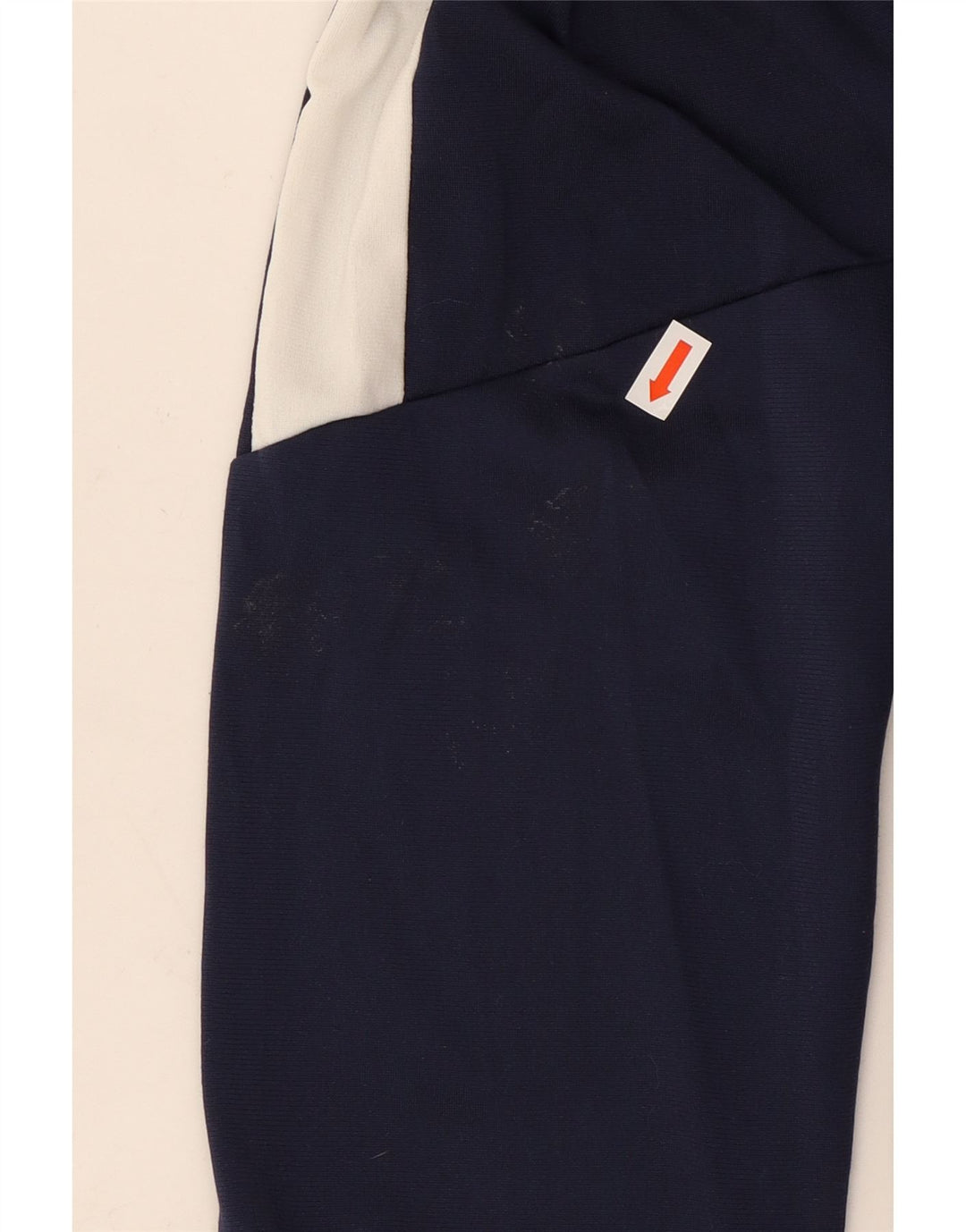 Puma Chaqueta superior de chándal para hombre Poliéster color block azul marino mediano