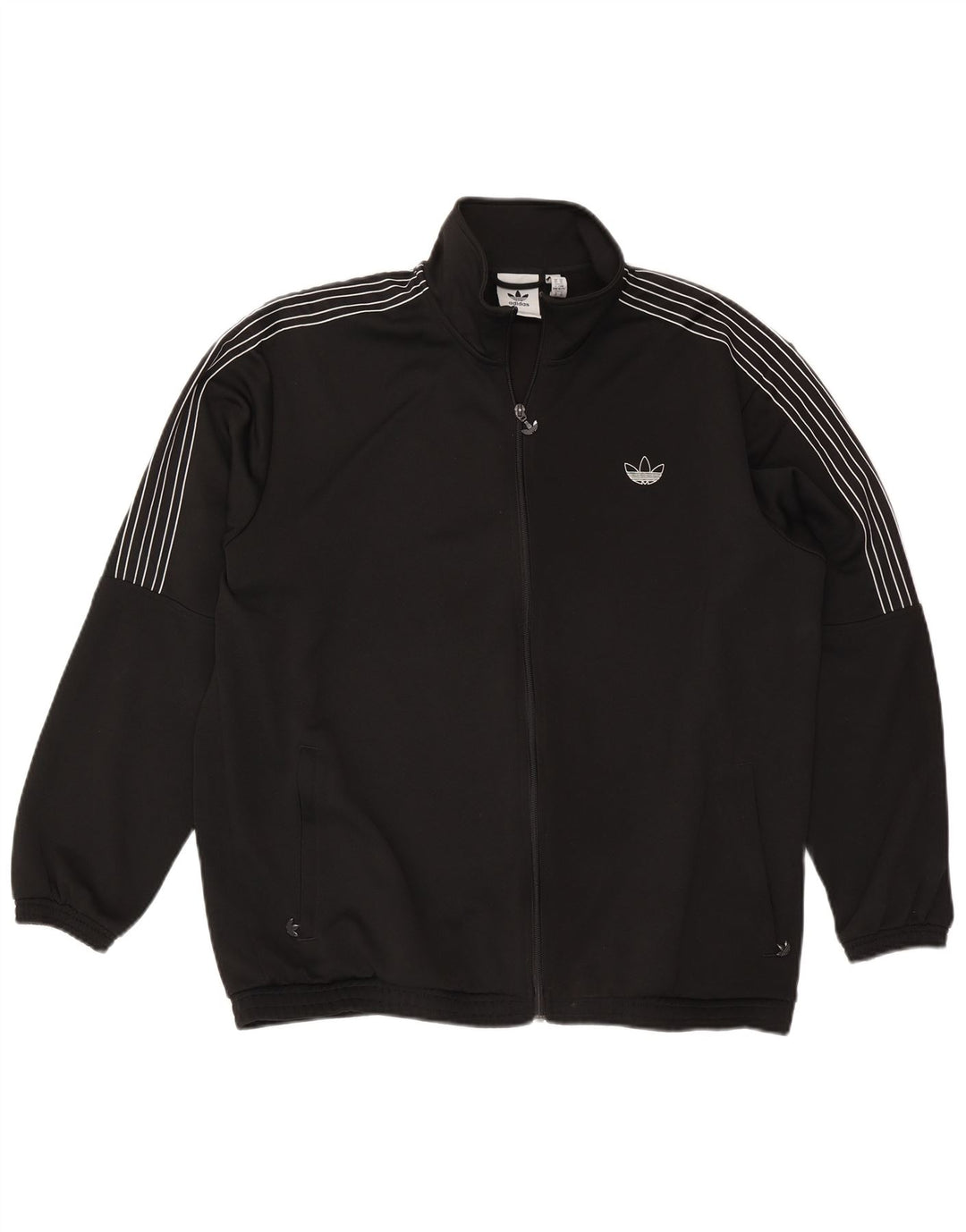 Adidas Hombre Chándal Top Chaqueta XL Negro Poliéster