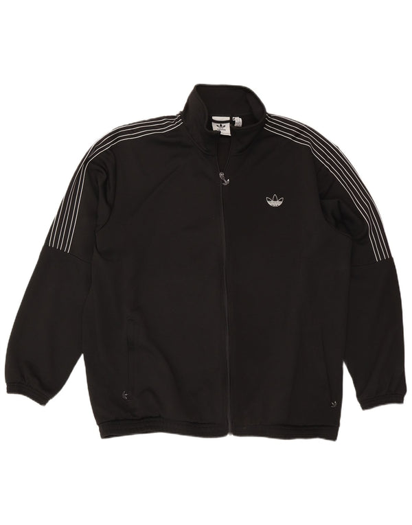Adidas Hombre Chándal Top Chaqueta XL Negro Poliéster