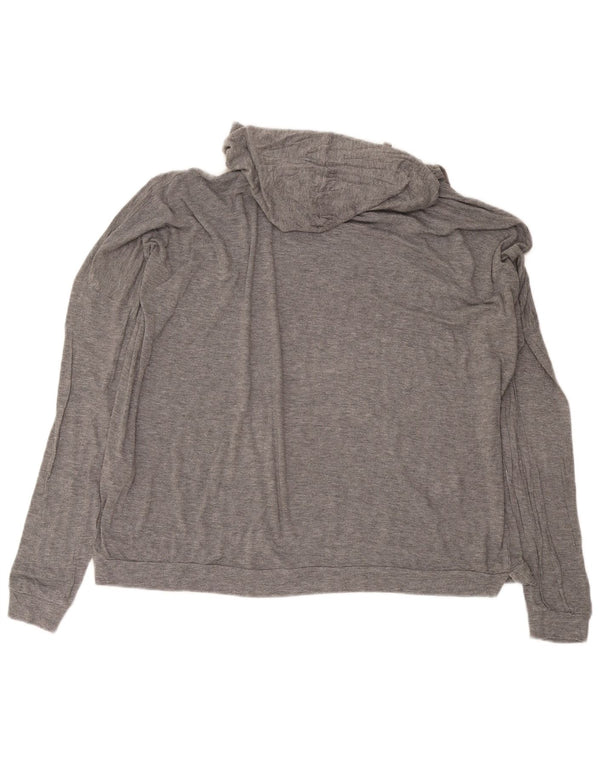 Zara Mujer Trafaluc Sudadera con Capucha Extragrande UK 46 Grande Gris Modal
