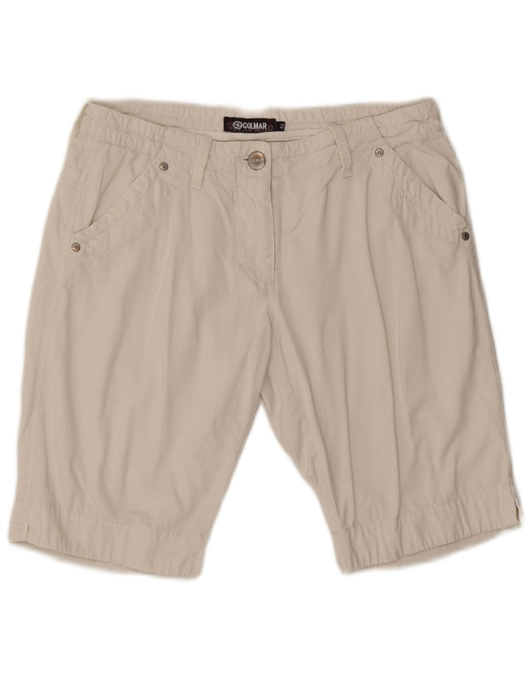 Pantalones cortos chinos Colmar para mujer IT 42 Medium W30 Algodón blanco