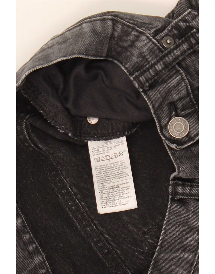 Vaqueros pitillo para mujer Gap W32 L30 Algodón negro