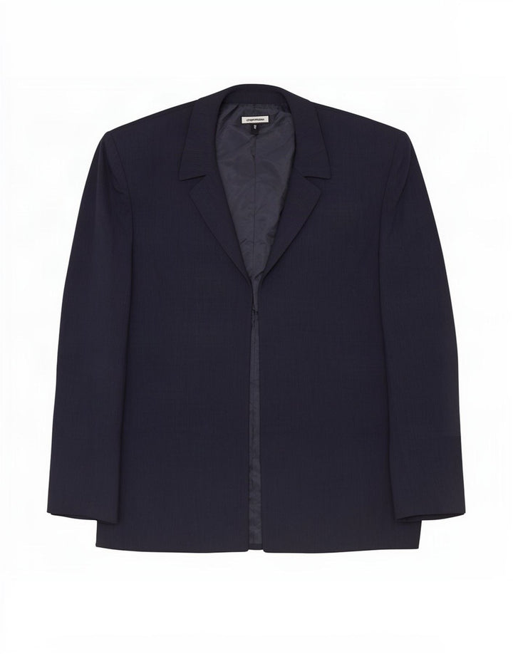 Marks & Spencer Chaqueta tipo blazer para mujer UK 40 Grande Poliéster azul marino