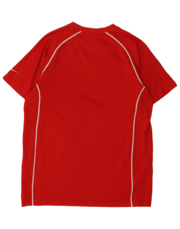 Nike Dri Fit Graphic Camiseta para mujer, talla 40, color rojo