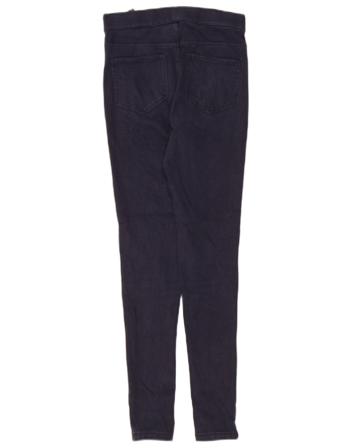 MARKS & SPENCER Pantalones casuales para mujer UK 8 Small W26 L27 Azul marino