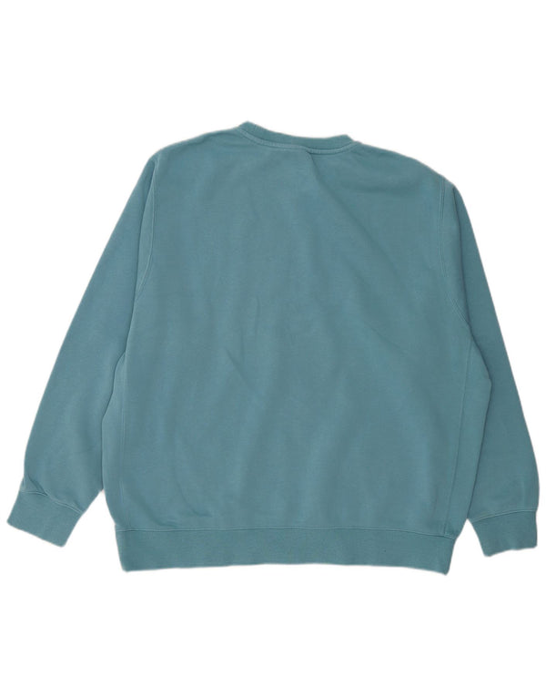 NIKE Mens Sweatshirt Jumper XL Blue Cotton