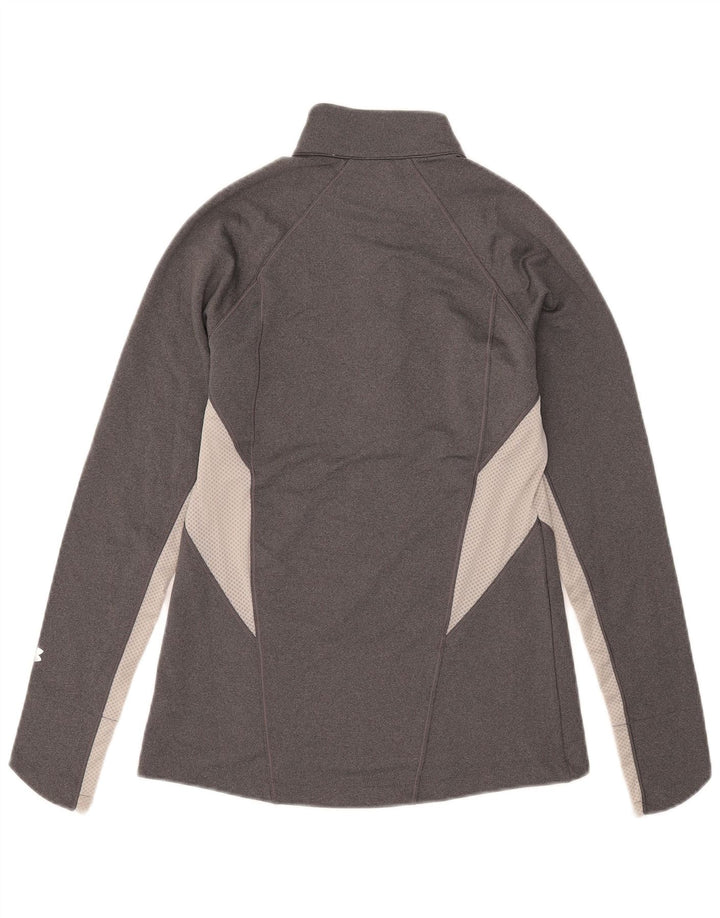 Under Armour Cold Gear Pullover Chándal Top Gris Medio Colorblock