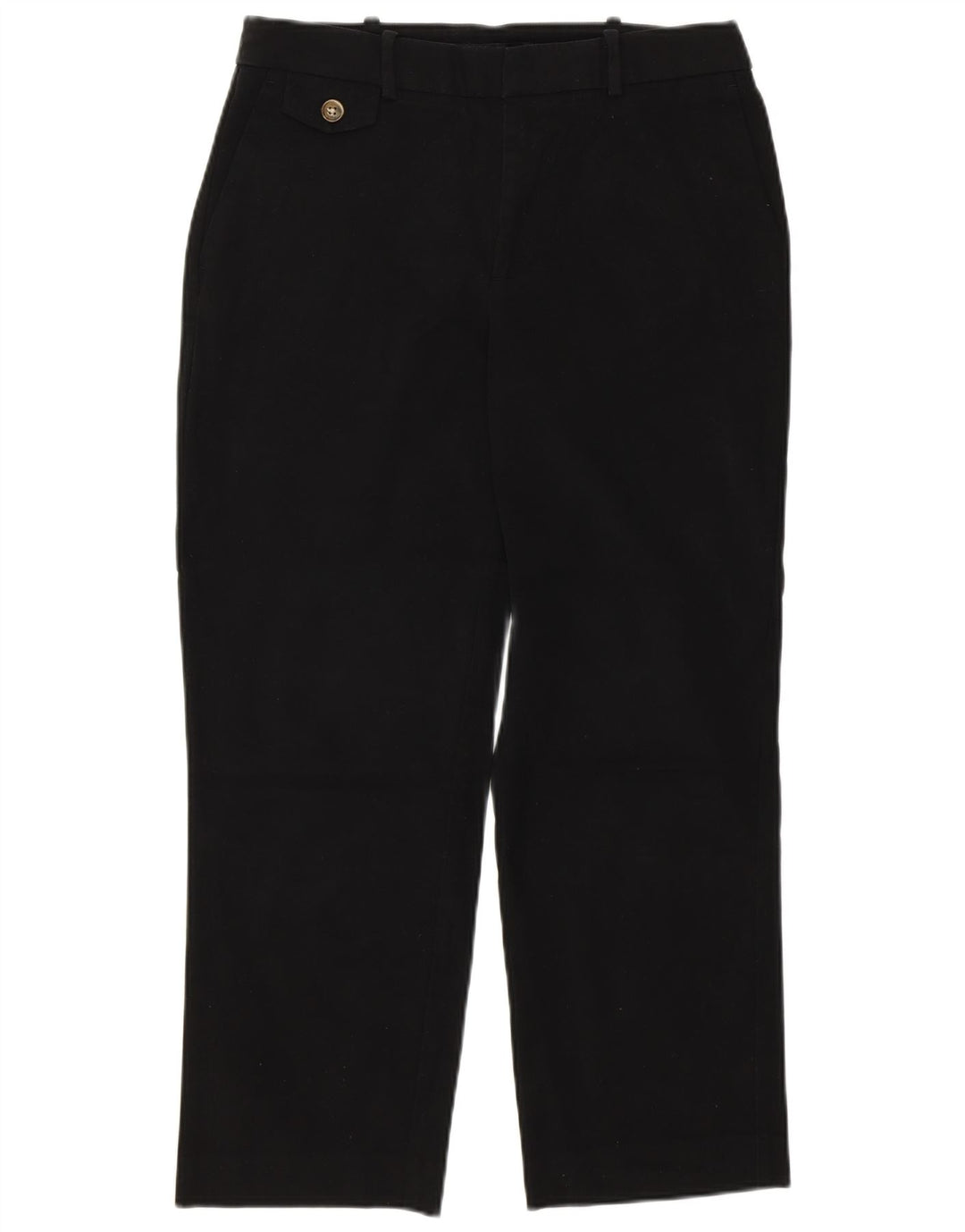 Zara Mujer Pantalones Cortos Rectos Medianos W28 L26 Algodón Negro
